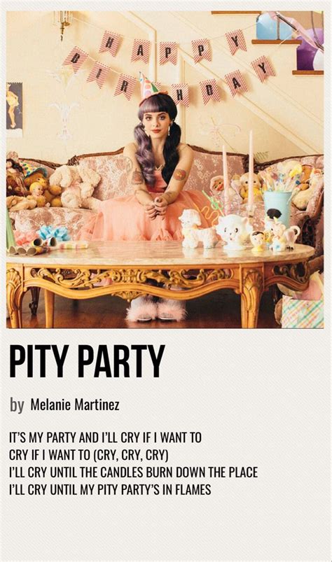 pity party lyrics|pity party original song.